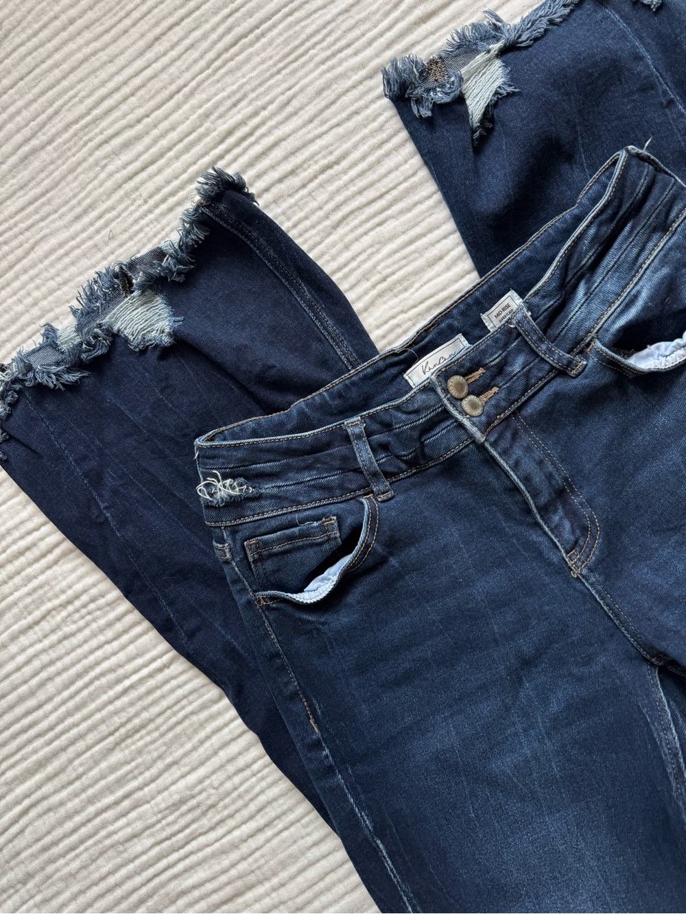 KanCan Mid Rise Super Flare Stretch Jean - Picture 4 of 5